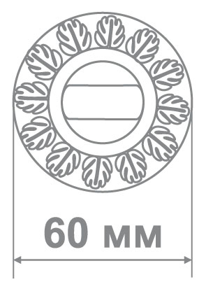 Накладка Медио L55 BAT GPW бежевый/золото (50 шт) 