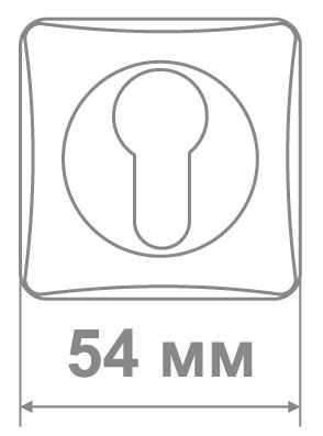 Накладка Медио L36 ENT MABM мат.бронза (50 шт)