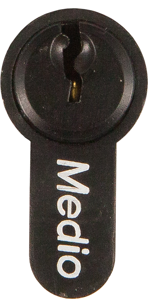 Личинка Медио 1А 30*30 60мм англ.ключ BLACK черный (60 шт)