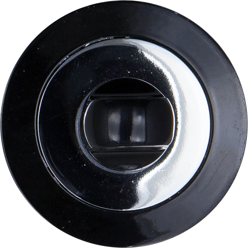 Медио накладка MBK02 CP+Black глянец черный/хром  (50 шт)
