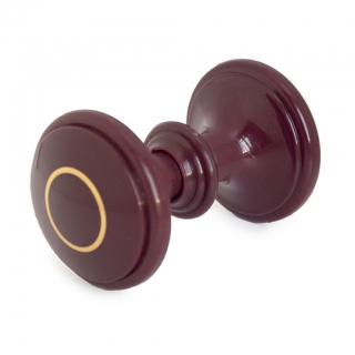 Ручка-стяжка дверная SOLLER РДП-01-4 красно-коричневая индивидуальная упаковка (25)