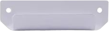 90050 Балконная ручка металлическая, белая/5 (600/100/1)